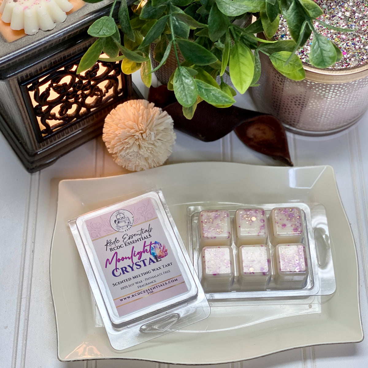 Cardamom scented wax melts, 6 wax melt cubes for home fragrance