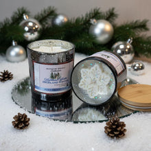 Highland Winter Soy Candle ~ Dk Grey Mercury Glass Jars