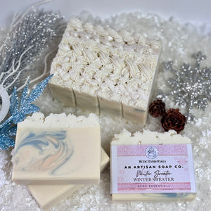 (Only 1 LEFT) Winter Sweater ~ Handmade Cold Process Goat's Milk Bar Soap