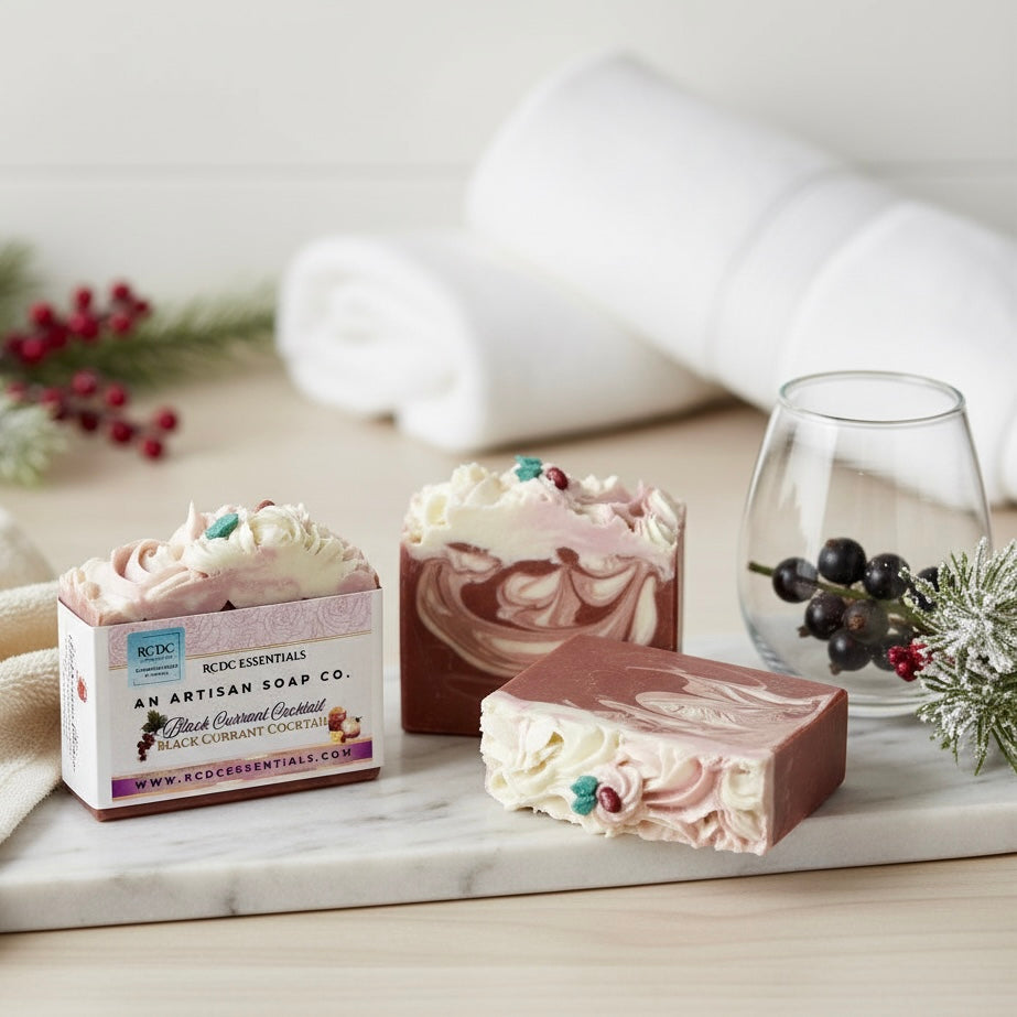 (SOLO 1 QUEDA) Mora [Absenta] ~ Jabón en barra de leche de cabra elaborado a mano y procesado en frío