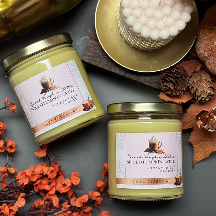 Spiced Pumpkin Latte ~ Natural Hand Poured Soy Candle