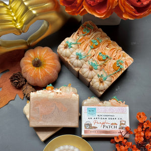 Pumpkin Patch ~ Jabón en barra elaborado en frío y hecho a mano