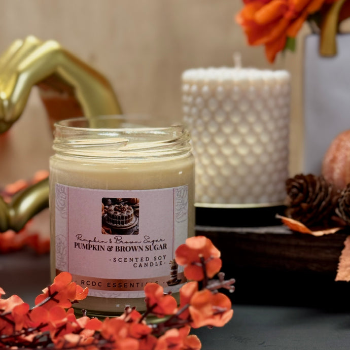 Pumpkin Brown Sugar ~ Natural Hand Poured Soy Candle
