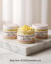Lemon Poppy | Whipped Soap Sugar Scrub
