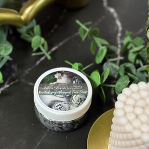 French Sea Clay & Activated Charcoal ~ Whipped Face Soap