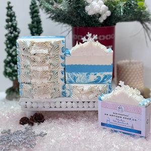 Winter Wonderland~ Handmade Cold Process Goat's Milk Bar Soap