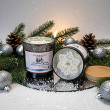 Highland Winter Soy Candle ~ Dk Grey Mercury Glass Jars
