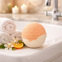 Algodón de azúcar ~ Baño efervescente en forma de corazón