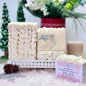 (Only 1 LEFT) Winter Sweater ~ Handmade Cold Process Goat's Milk Bar Soap