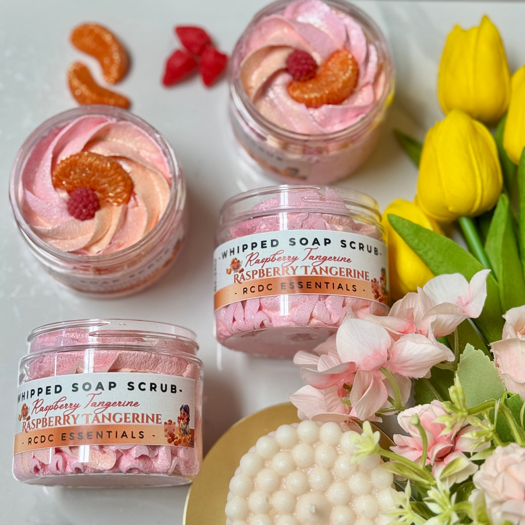 Raspberry Tangerine ~ Whipped Soap Sugar Scrub