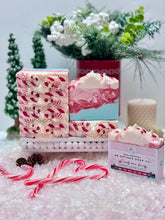 Candy Cane Lane ~ Handmade Cold Process Goat's Milk Bar Soap