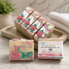 Pink Lotus & Lime | Handmade Cold Process Soap