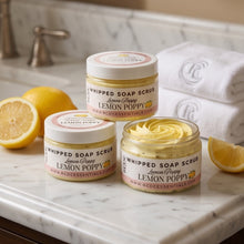 Lemon Poppy | Whipped Soap Sugar Scrub