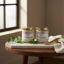 Eucalyptus & Spearmint ~ Natural Hand Poured Soy Candle Med. Jar