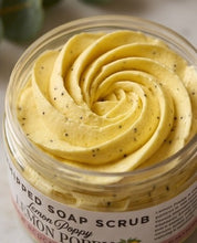 Lemon Poppy | Whipped Soap Sugar Scrub