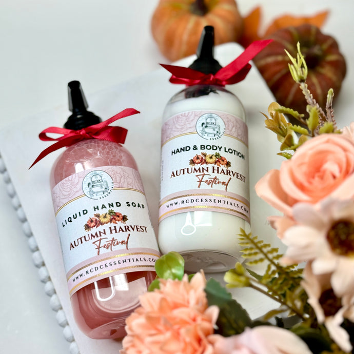 Autumn Harvest Festival ~ Liquid Hand Soap & Lotion Combo