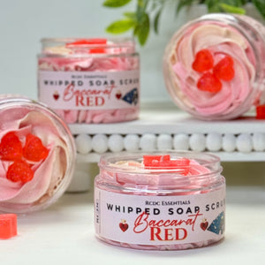 Baccarat RED ~ Whipped Soap Sugar Scrub