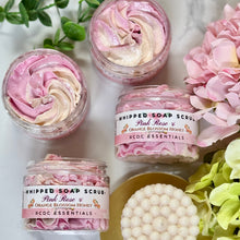 Pink Rose & Orange Blossom Honey ~ Whipped Soap Sugar Scrub