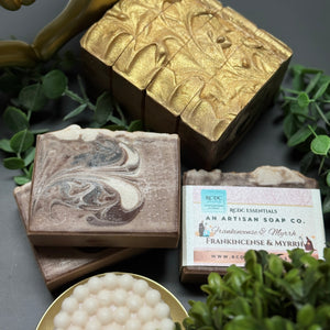 Frankincense & Myrrh Infused ~ Handmade Cold Process Soap