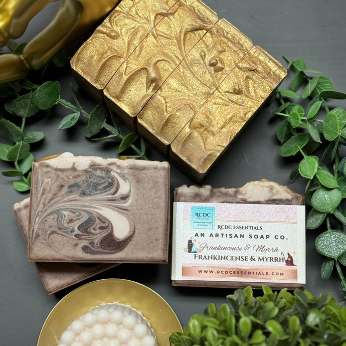Frankincense & Myrrh Infused ~ Handmade Cold Process Soap