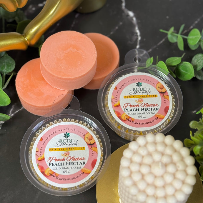 Peach Nectar ~ Solid Shampoo Bar (For All Hair Types)