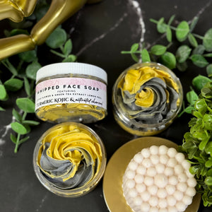 Bright As Day ~ Turmeric Kojic Whipped Face Soap