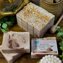 Oatmeal Milk & Golden Honey ~ Handmade Cold Process Goat's Milk Bar Soap
