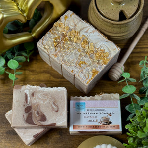 Oatmeal Milk & Golden Honey ~ Handmade Cold Process Goat's Milk Bar Soap