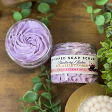 Sorprendentemente Blackberry Amber ~ Exfoliante de azúcar y jabón batido