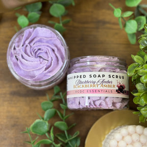 Sorprendentemente Blackberry Amber ~ Exfoliante de azúcar y jabón batido