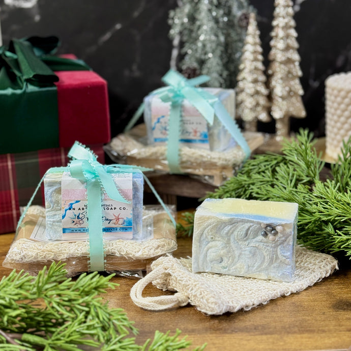 Seas The Day ~ Luxury Sea Salt Spa Bar Travel Kit Combo