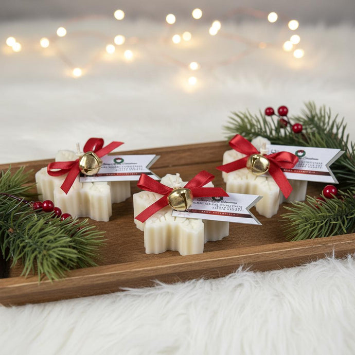 Vela de soja con forma de pilar de burbujas estética de Cranberry Woods/plato dorado redondo