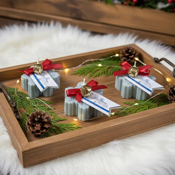 Vela de soja con forma de pilar de burbujas estética de Cranberry Woods/plato dorado redondo