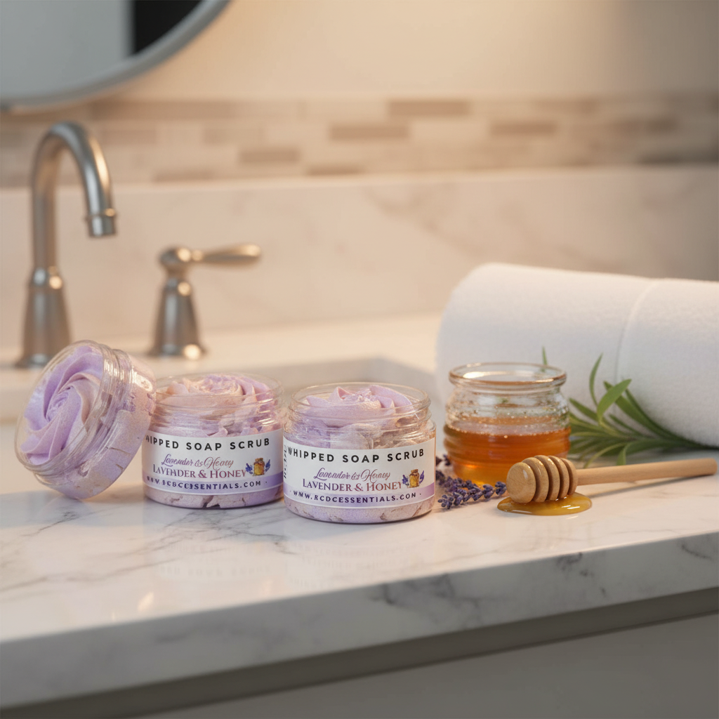 Lavender & Honey ~ Whipped Soap Sugar Scrub