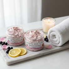 Black Currant Cocktail ~ Whipped Soap Sugar Scrub