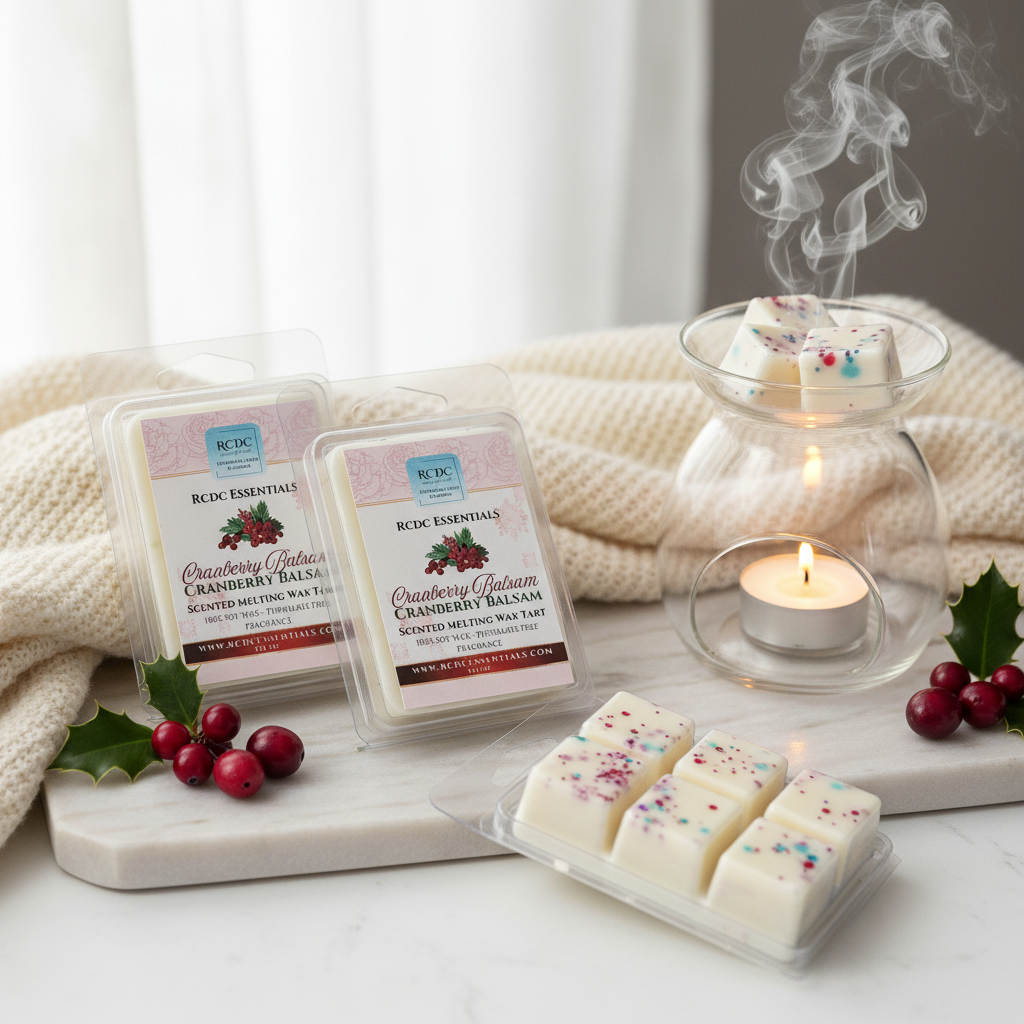 Cranberry Balsam ~ Scented Melting Wax Tarts