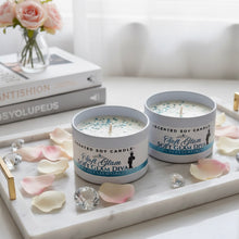 Granja de árboles de Navidad ~ Vela de soja natural vertida a mano en tarro mediano