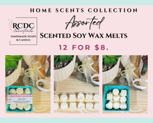 12/$8. Assorted ~ Scented Soy Wax Melts.