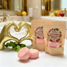 Tropical Fruity Burst solid shampoo bar by RCDCessentials fruity raspberry tangerine shampoo bar plastic free hair care