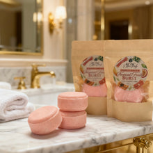 RCDCessentials Tropical Fruity Burst solid shampoo bar raspberry tangerine scented round shampoo bar eco friendly packaging