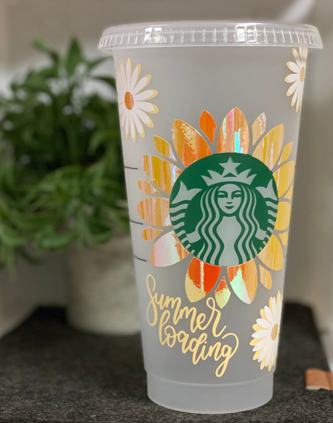 Summer's Loading Sunflower ~ Custom Color Changing Starbucks Venti Cup –  RCDCessentials