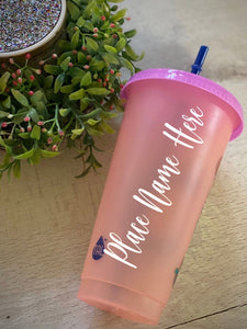 Mommy Fuel ~ Custom Reusable Color Changing Cup