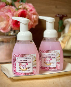 Roses & Peony ~ No Rinse Foaming Hand Wash Cleans Hands Without The Use Of Water!