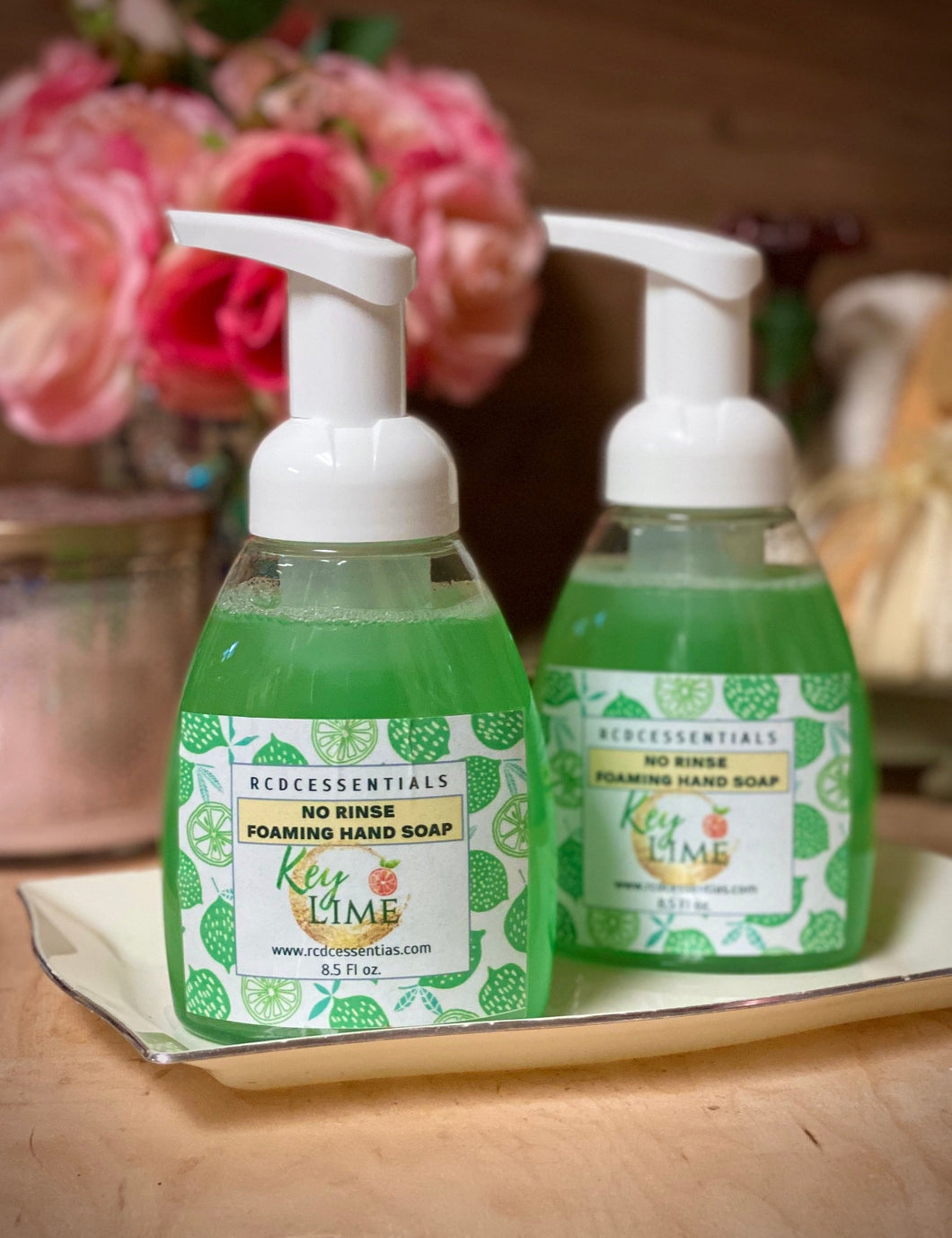 Key Lime ~ No Rinse Foaming Hand Wash Cleans Hands Without The Use Of Water!