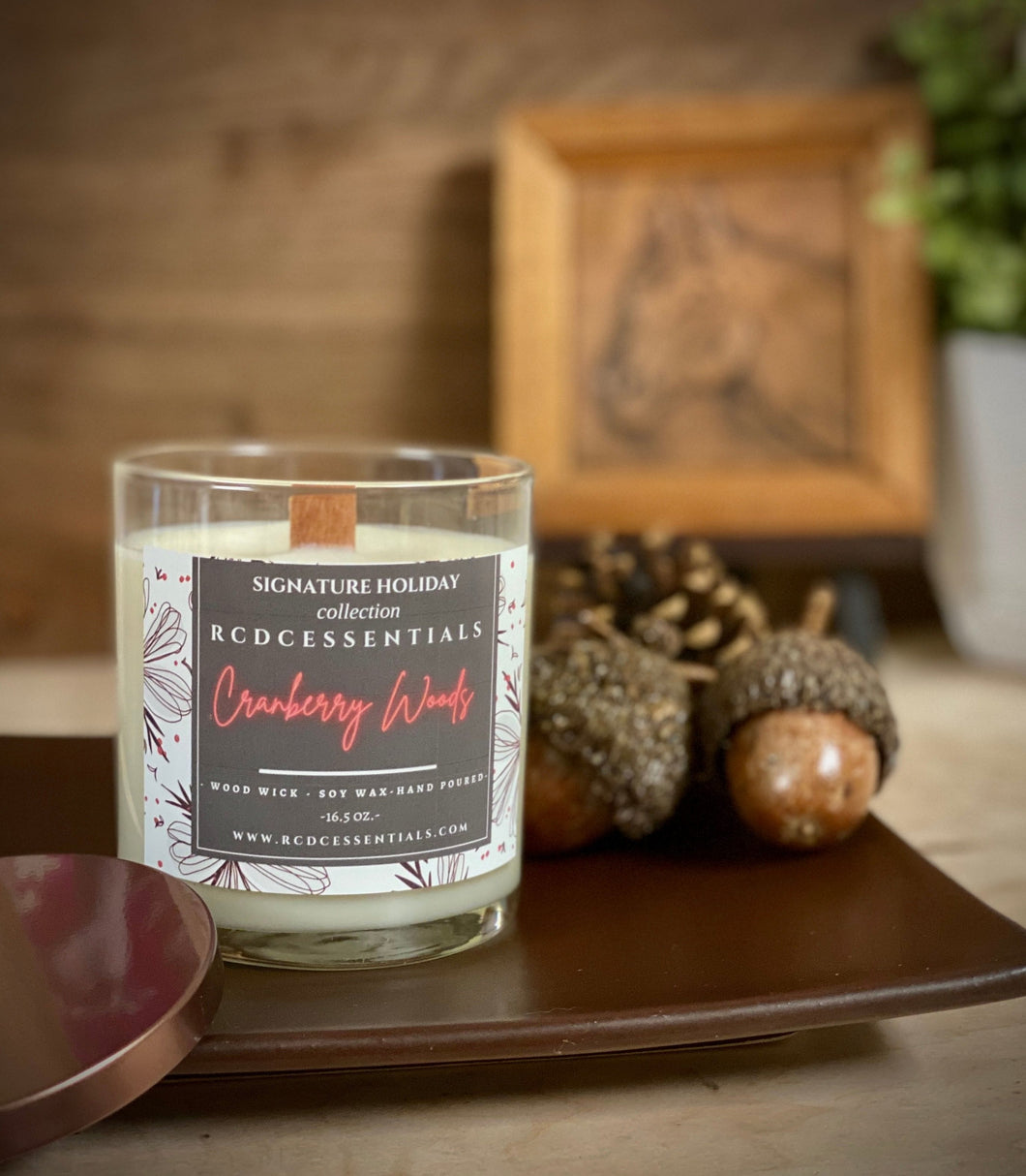 Cranberry Woods ~ Natural Hand Poured Soy Candle
