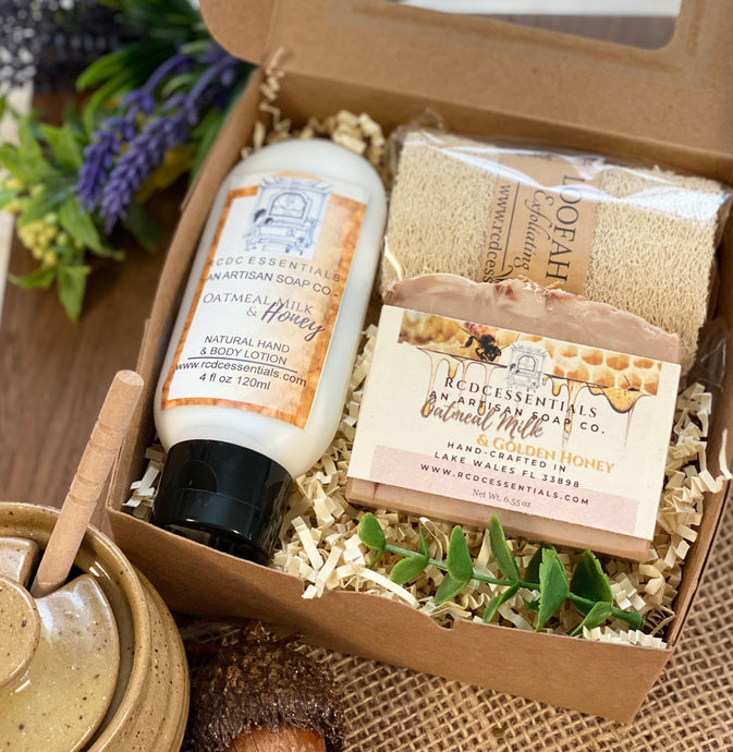 Make It A Combo ~ Oatmeal Milk & Golden Honey Shower Gift Set