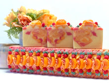 Raspberry Tangerine ~  Handmade Cold Process Goat's Milk Bar Soap