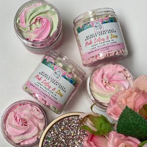 Pink Lotus & Lime ~ Whipped Soap Sugar Scrub