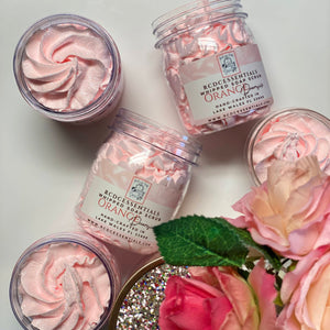 Temptingly Delicious Orange Dreamsicle ~ Whipped Soap Sugar Scrub [Temporary larger size]