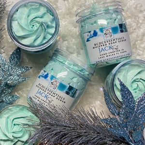 Luxuriously Refreshing Jack Frost ~ Whipped Soap Sugar Scrub[Temporary larger size]